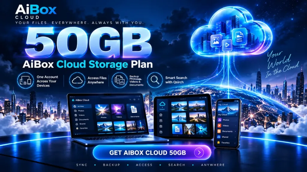 พื้นที่เก็บข้อมูลบนคลาวด์ 50 GB